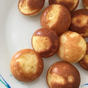 たこ焼き器deホットケーキミックスのホットケーキ風